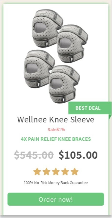 Wellnee Sleeve offer package price 